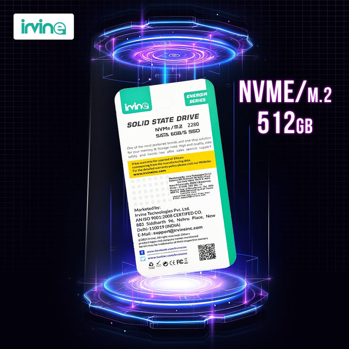 New_IRVINE ULTRA SERIES 21, SSD SATA3 M.2